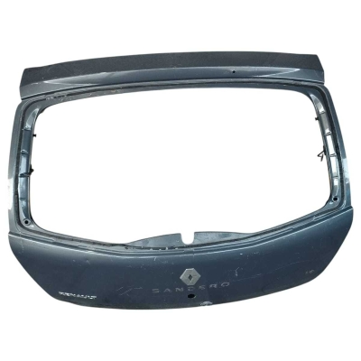 Tampa Traseira Renault Sandero 2007 A 2013 Cinza 