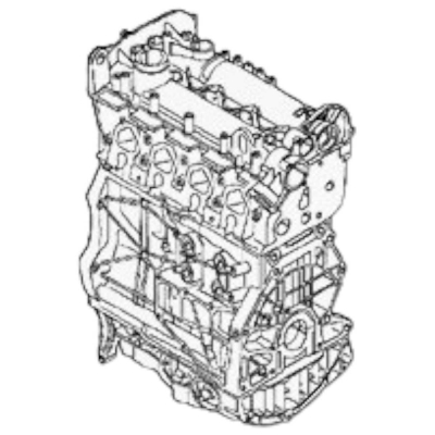 Motor Parcial Volkswagen Taos T-Cross Audi 1.4 Tsi 2021 2022