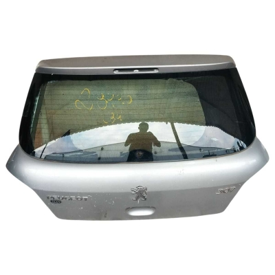 Tampa Traseira C/ Vidro Peugeot 307 2004 A 2012 Prata 