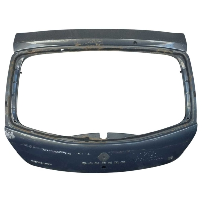 Tampa Traseira Renault Sandero 2007 A 2014 Cinza 