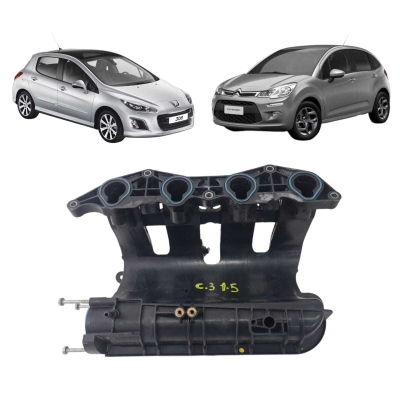 Coletor Admissão Citroen C3 Peugeot 208 1.5 2012 A 2021