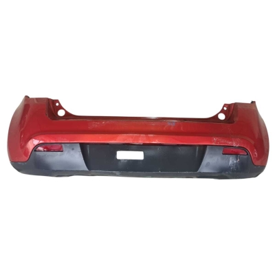 Parachoque Traseiro Fiat Idea 2011 A 2016 Vermelho Avaria