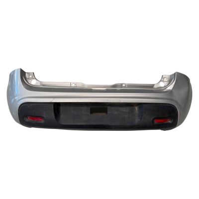 Parachoque Traseiro Fiat Uno Vivace 2010 2016 Prata Detalhe