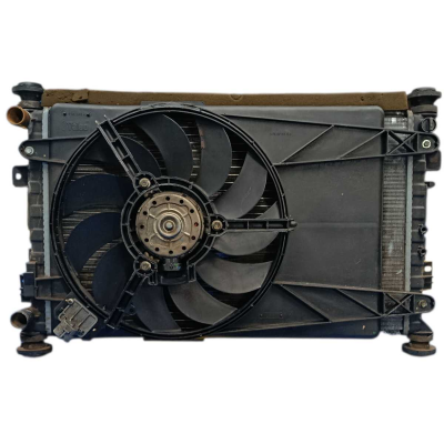 Radiador + Eletroventilador Ford Fiesta Ecosport 2003 A 2012