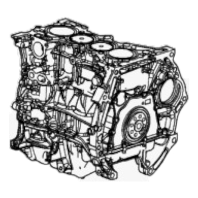 Motor Parcial Jeep Compass 2.0 2012 A 2015 Gasolina