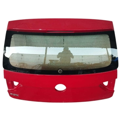 Tampa Traseira C/ Vidro Volkswagen Fox 2015 A 2020 Vermelho 