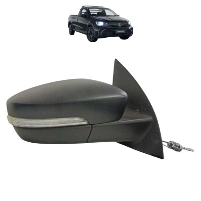 Retrovisor Direito Manual C/Pisca Saveiro 2024 A 2026 2 Fios