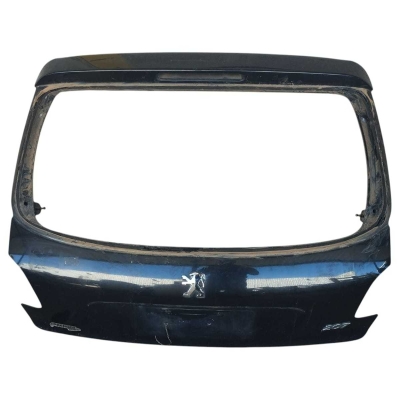 Tampa Traseira Peugeot 207 2001 A 2014 Preto
