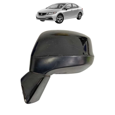 Retrovisor Esquerdo Honda Civic 2012 A 2016 3 Fios Avaria