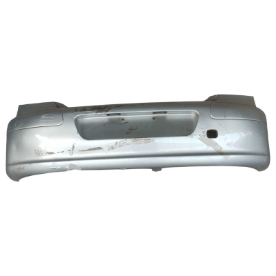 Parachoque Traseiro Peugeot 307 2000 A 2009 Prata Avaria 