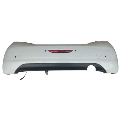 Parachoque Traseiro Peugeot 208 2012 A 2018 Branco Avaria 