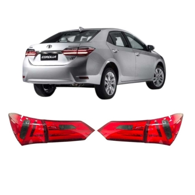 Jogo Lanternas Traseiras Toyota Corolla 2016 A 2019 Adaptar