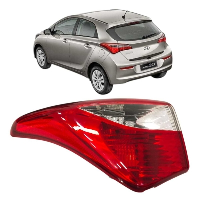 Lanterna Traseira Esquerda Hyundai Hb20 2012 A 2015 Avaria