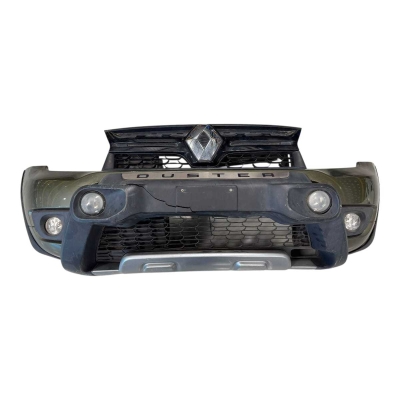 Parachoque Dianteiro Renault Duster 2016 A 2020 Verde Avaria