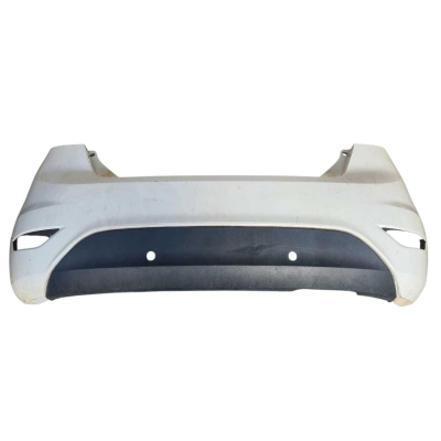 Parachoque Traseiro Ford New Fiesta Hatch 2014 A 2017 Branco
