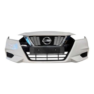 Parachoque Dianteiro Nissan Versa 2021 A 2023 Branco