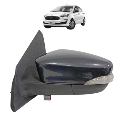 Retrovisor Esquerdo Com Pisca Ford Ka 2018 A 2021 5 Fios