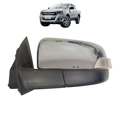 Retrovisor Esquerdo Retrátil Ford Ranger 2016 A 2019 7 Fios