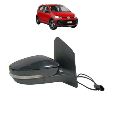 Retrovisor Direito Vw Up 2014 A 2020 S/ Espelho 9 Fios